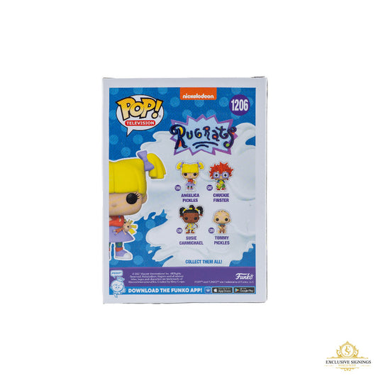 Angelica Pickles Rugrats Cheryl Chase Signed Pop #1206 PSA