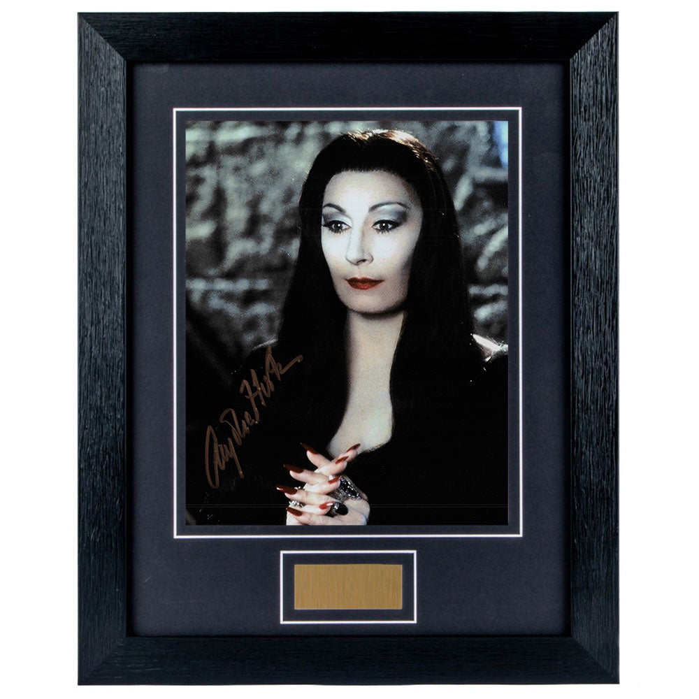 Anjelica Huston Personally Signed The Addams Family V6 8 x 10 Photograph Framed