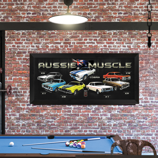 Aussie Ford Muscle Print Framed