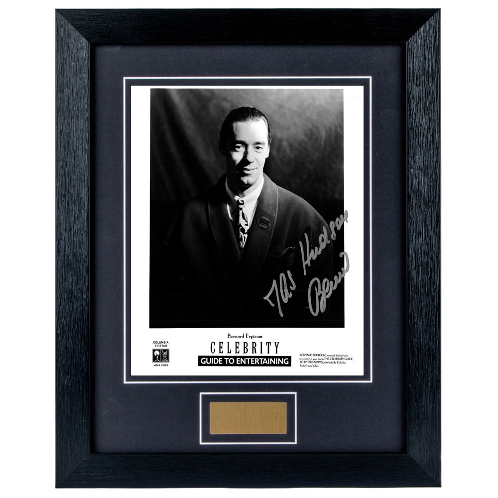 Bernard Erpicum Personally Signed Portrait 8 x 10 Photograph Framed