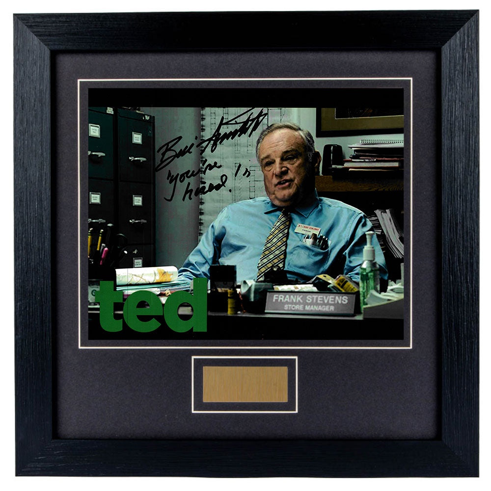 Bill Smitrovich Personally Signed Ted 8 x 10 Photograph Framed