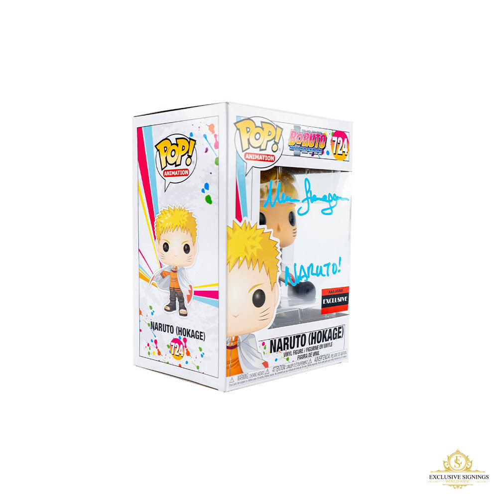 Naruto (Hokage) Maile Flanagan Signed Pop Vinyl #724 Beckett
