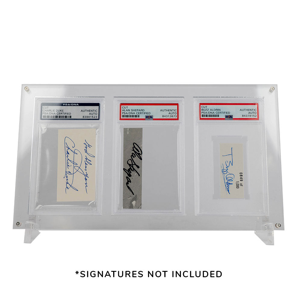 Acrylic Display Case For PSA Graded Cards Hold 3 Cards exclusivesignings Acrylic Display Case For PSA Graded Cards Hold 3 Cards exclusivesignings