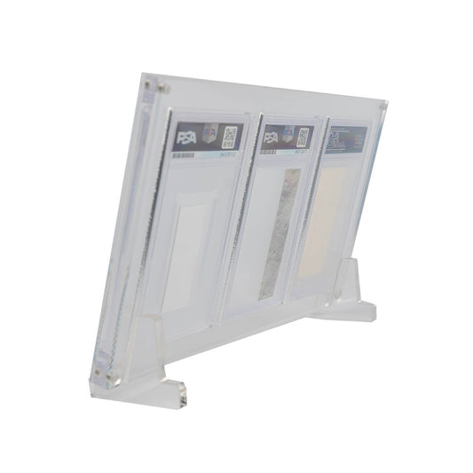 Acrylic Display Case For PSA Graded Cards Hold 3 Cards