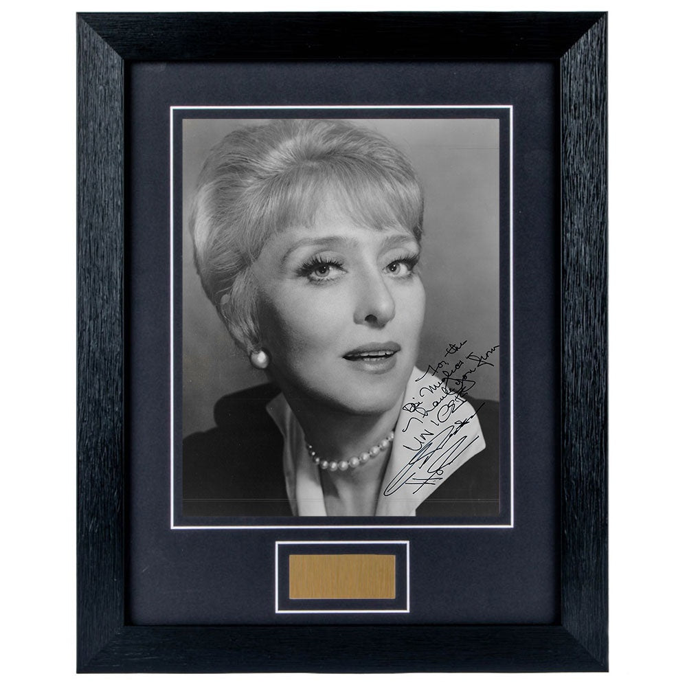 Celeste Holm Personally Signed Personalised portrait 8 x 10 Photograph Framed