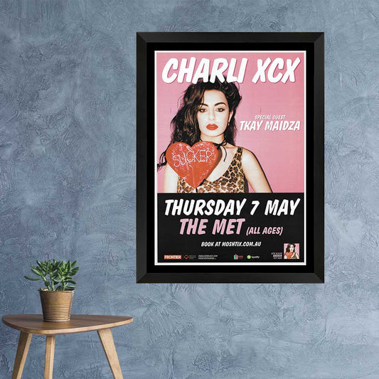 Charli XCX The Met Tour Poster Unframed