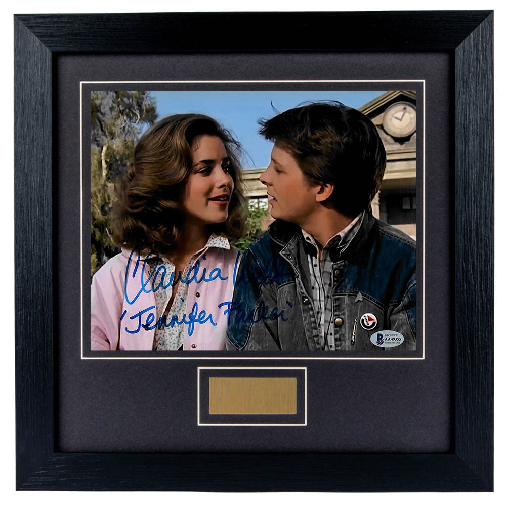 Claudia Wells Personally Signed Back To The Future V1 8 x 10 Photograph Framed