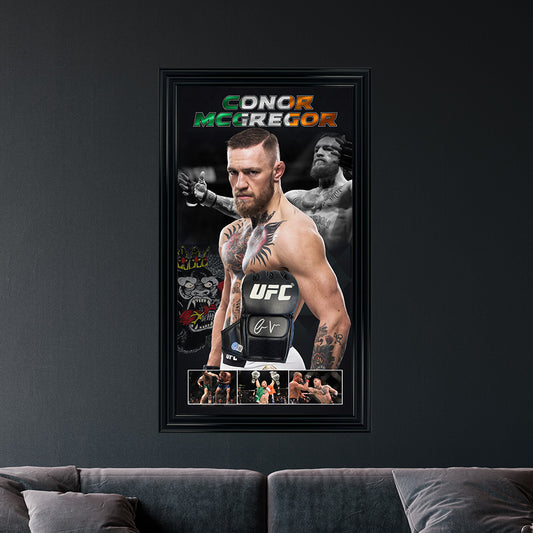 Conor McGregor Signed Glove Framed (3rd Party)