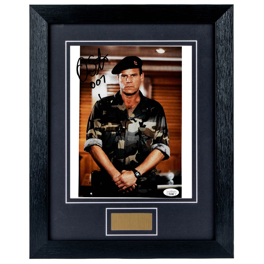 Don Stroud Personally Signed 007 License To Kill 8 x 10 Photograph Framed