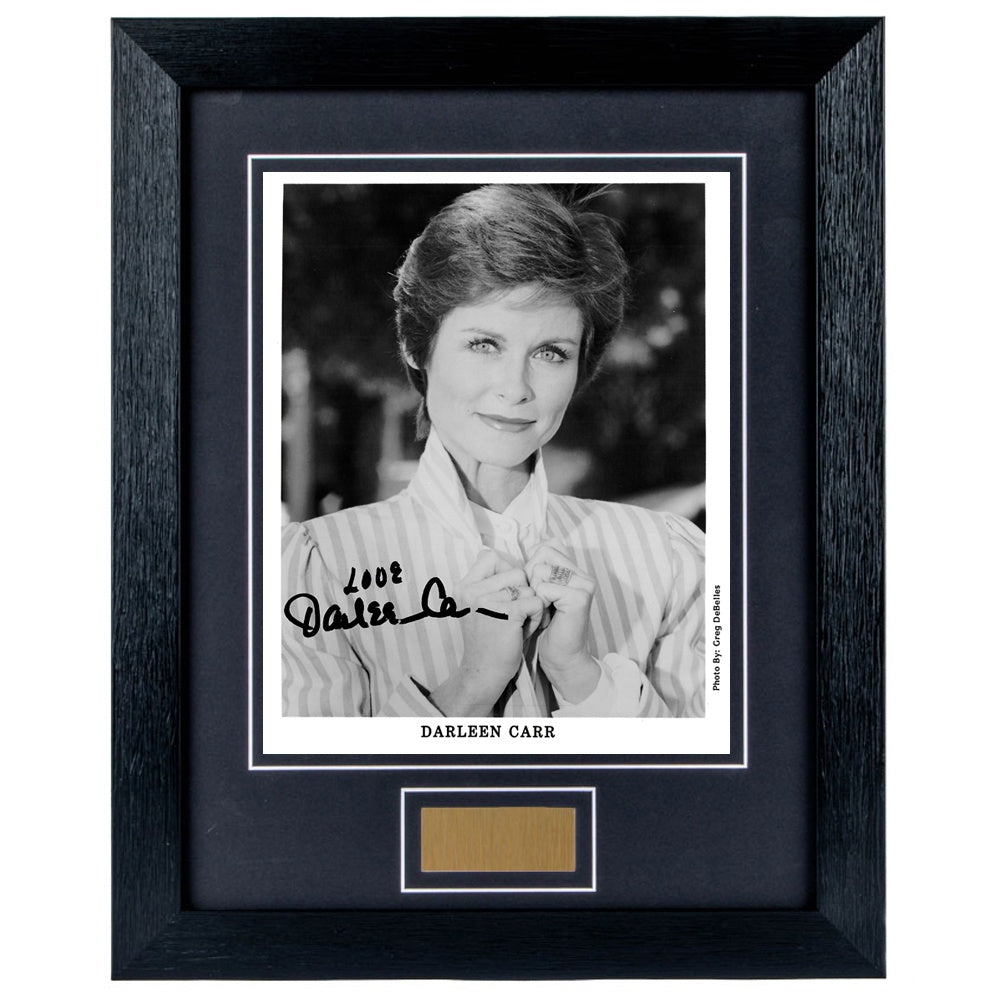 Darleen Carr Personally Signed Portrait 8 x 10 Photograph Framed