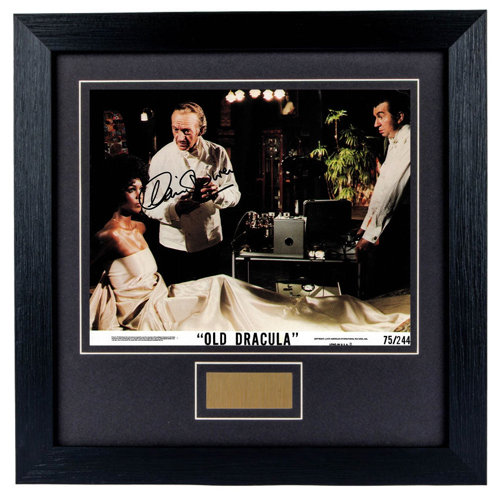 David Niven Personally Signed Vampira 8 x 10 Photograph Framed