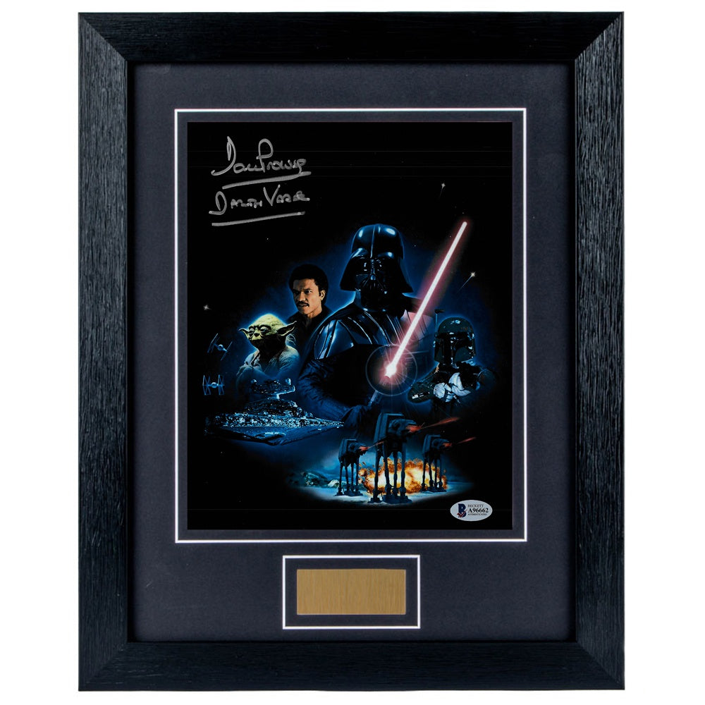 David Prowse Personally Signed Star Wars V2 8 x 10 Photograph Framed
