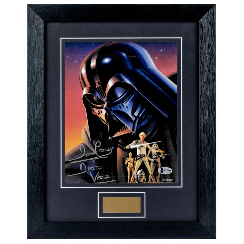 David Prowse Personally Signed Star Wars V3 8 x 10 Photograph Framed