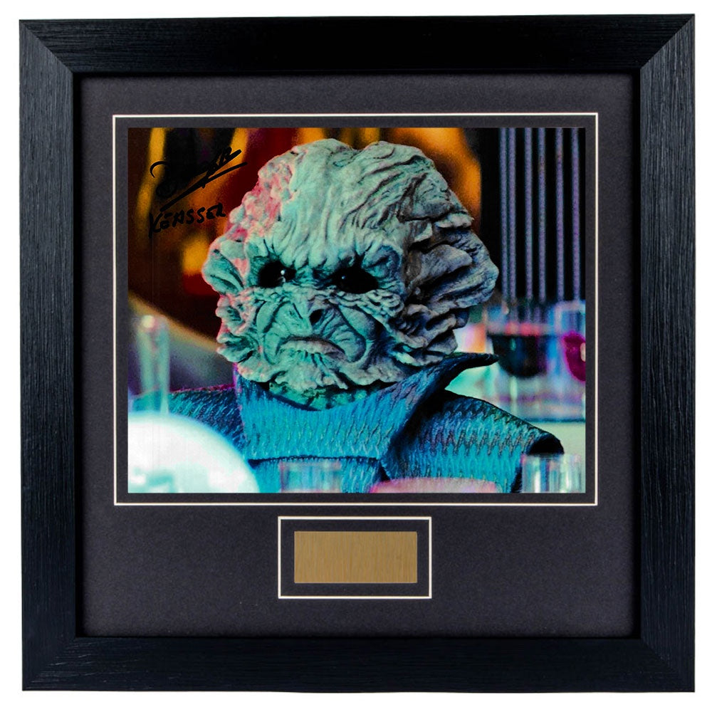 Deep Roy Personally Signed Star Trek v1 8 x 10 Photograph Framed
