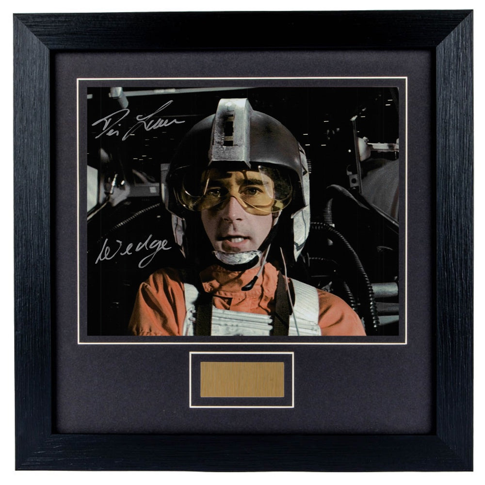 Denis Lawson Personally Signed Star Wars V1 8 x 10 Photograph Framed