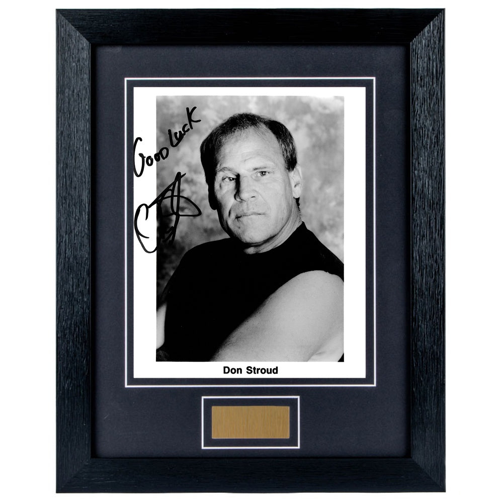 Don Stroud Personally Signed Portrait 8 x 10 Photograph Framed