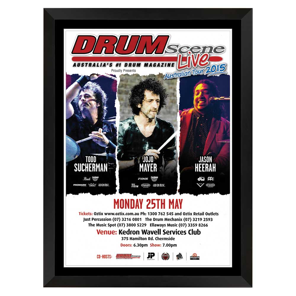 Drum Scene Live 2015 Poster Unframed
