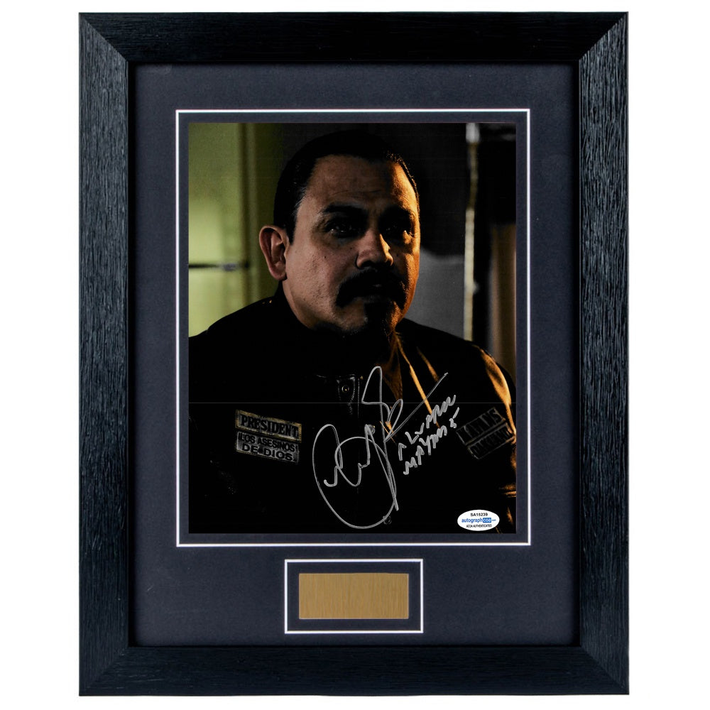 Emilio Rivera Personally Signed Sons Of Anarchy 8 x 10 Photograph Framed