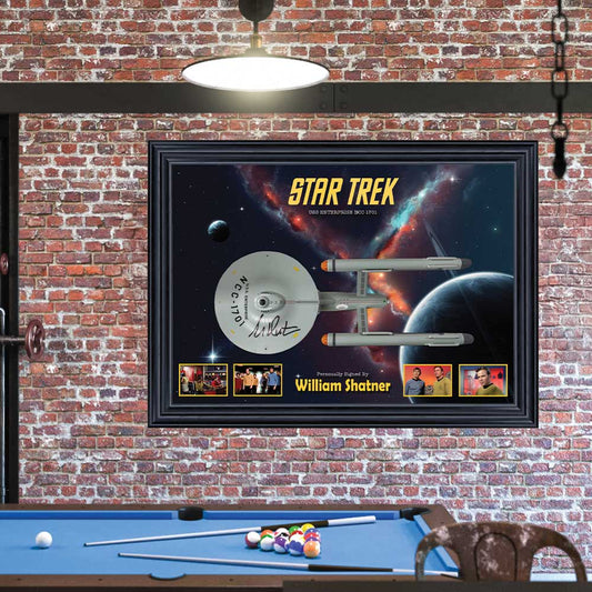 Star Trek USS Enterprise Personally Signed by William Shatner - JSA Certified