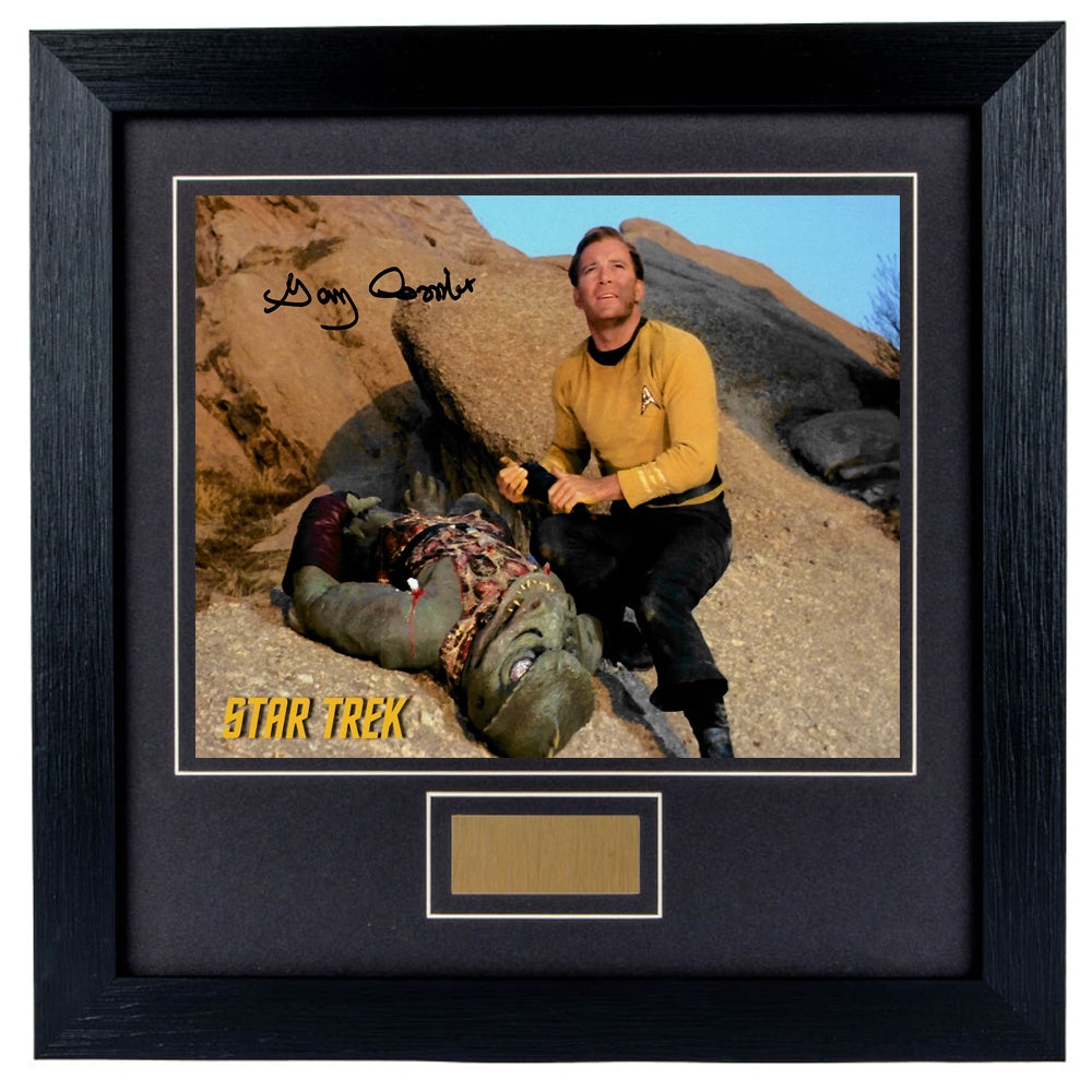 Gary Combs Personally Signed Star Trek V2 8 x 10 Photograph Framed