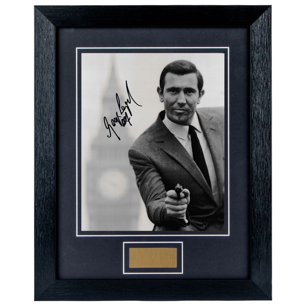 George Lazenby Personally Signed Her Majesty's Secret Service V4 8 x 10 Photograph Framed
