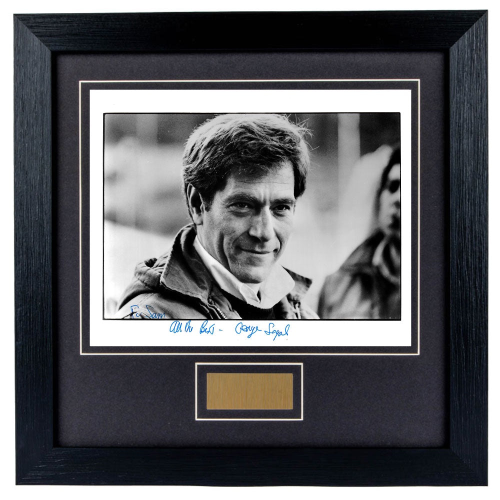 George Segal Personally Signed Personalised Portrait 8 x 10 Photograph Framed
