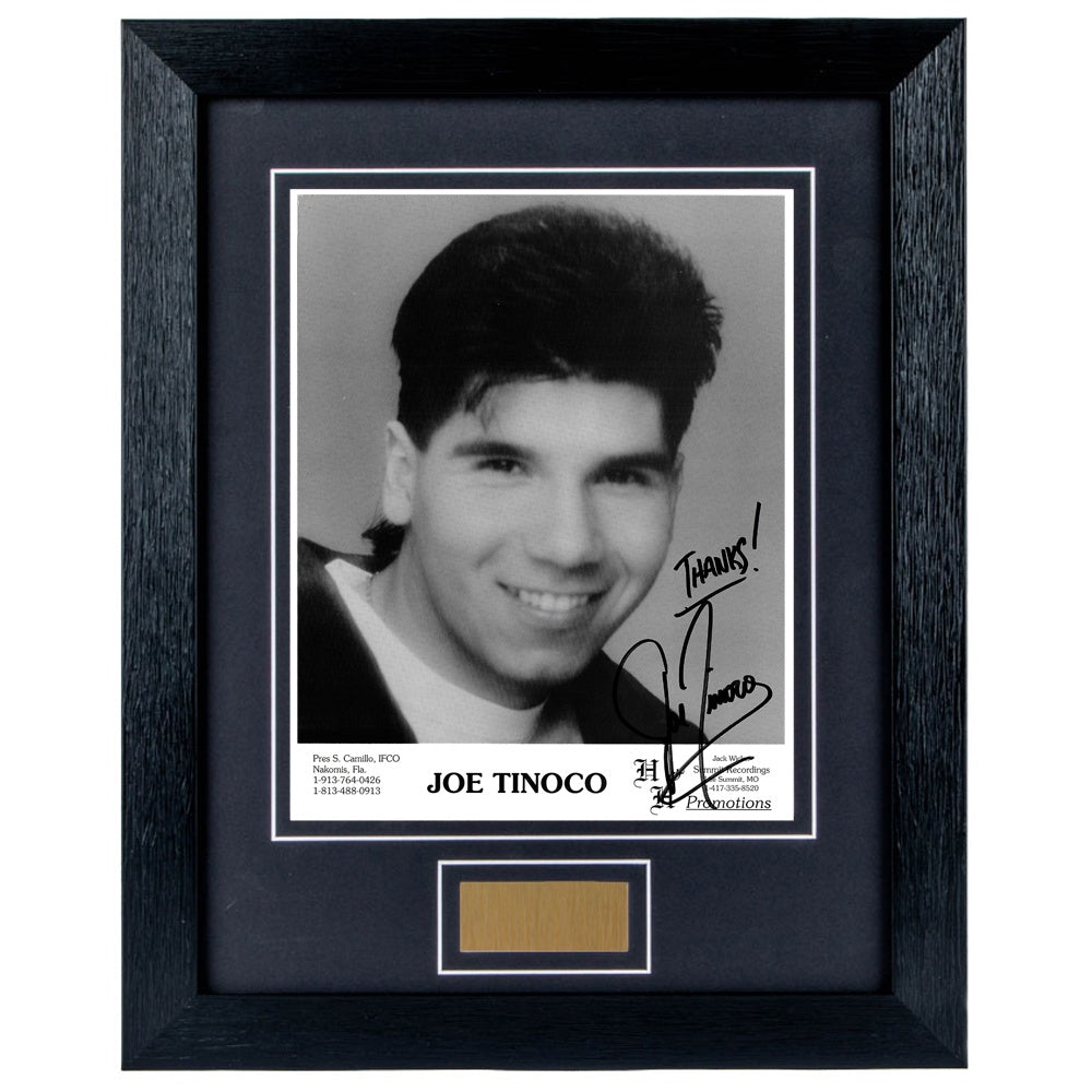 Joe Tinoco Personally Signed Portrait V2 8 x 10 Photograph Framed