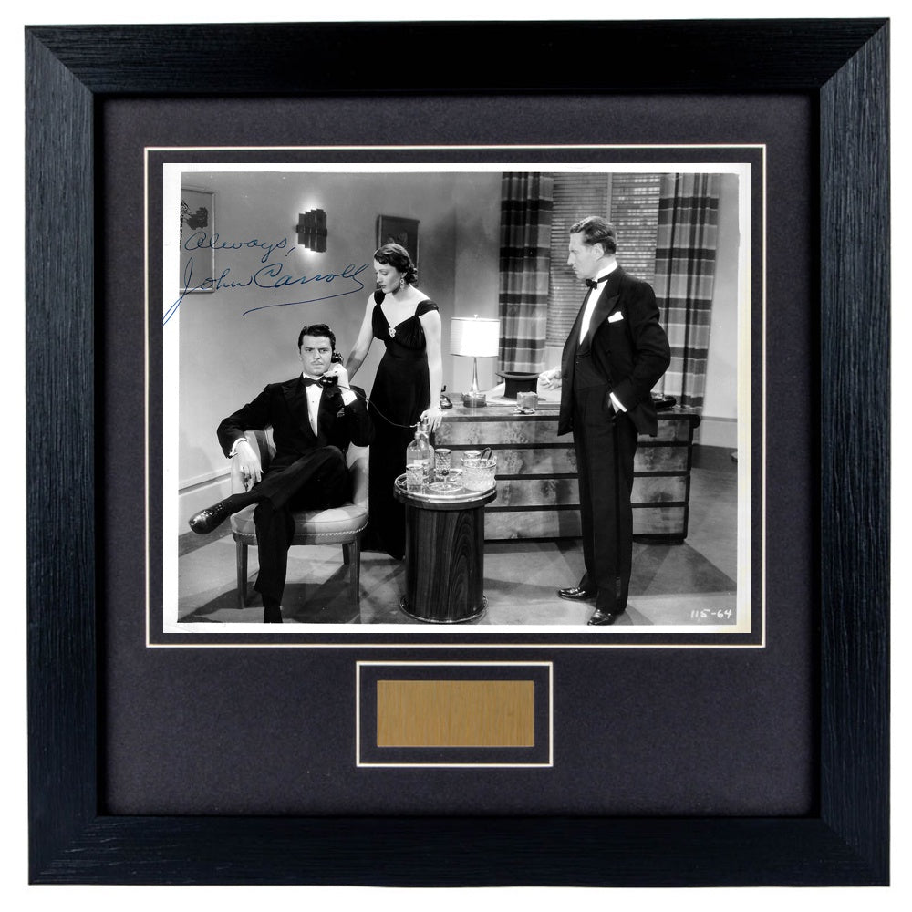 John Carrol Personally Signed Zorro Rides Again 8 x 10 Photograph Framed