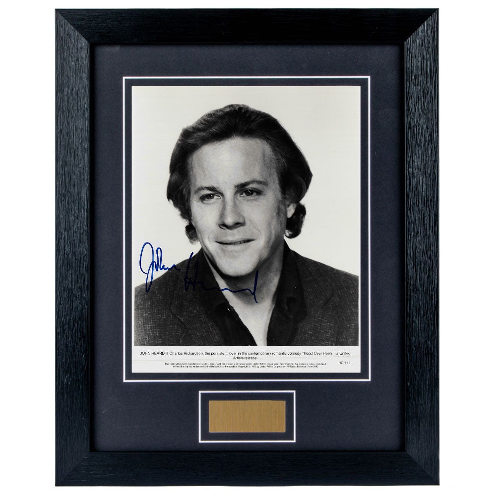 John Heard Personally Signed Head Over Heels 8 x 10 Photograph Framed