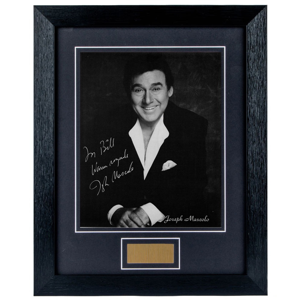 Joseph Mascolo Personally Signed Days of Our Lives Personalised 8 x 10 Photograph Framed