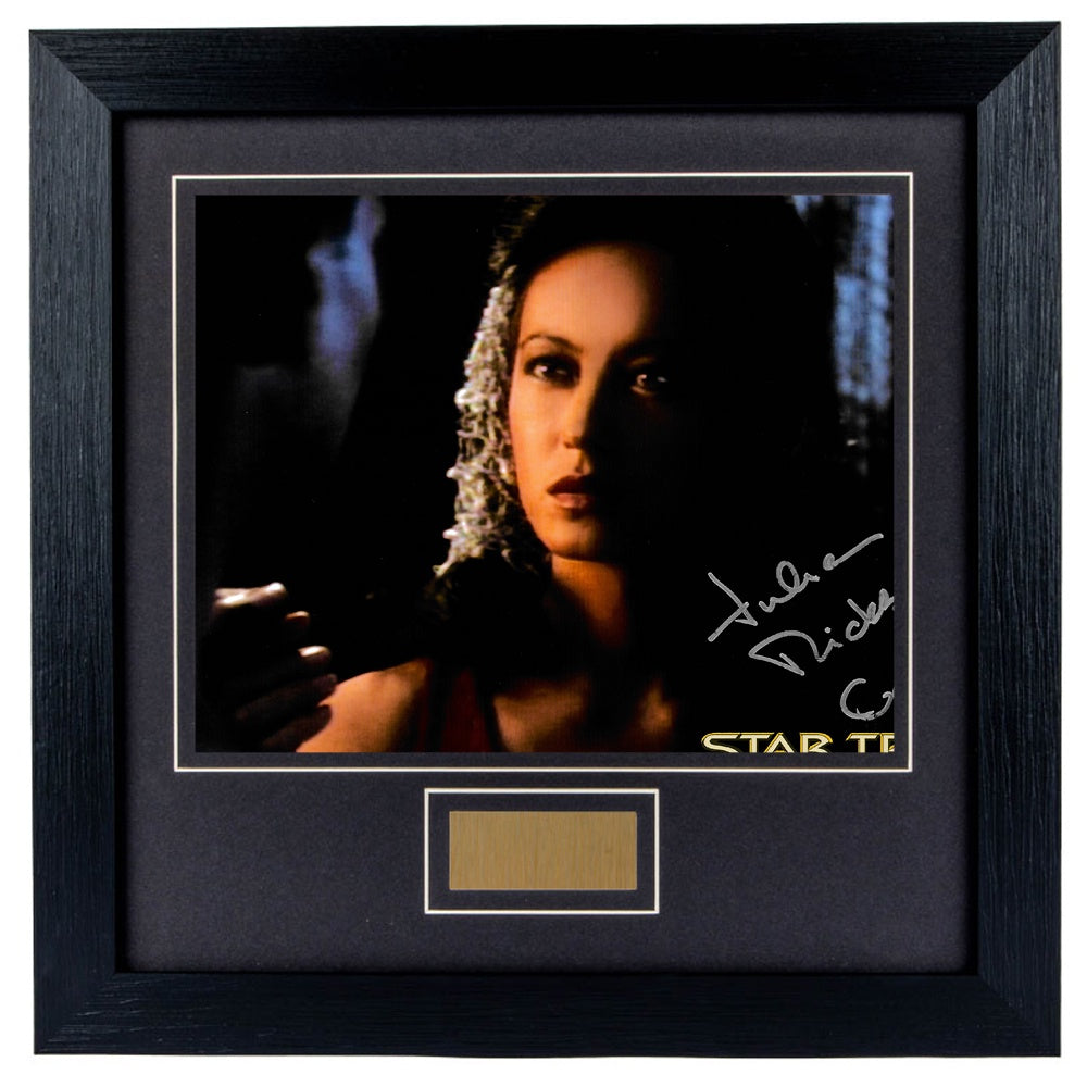 Julia Nickson Personally Signed Star Trek Deep Space Nine 8 x 10 Photograph Framed