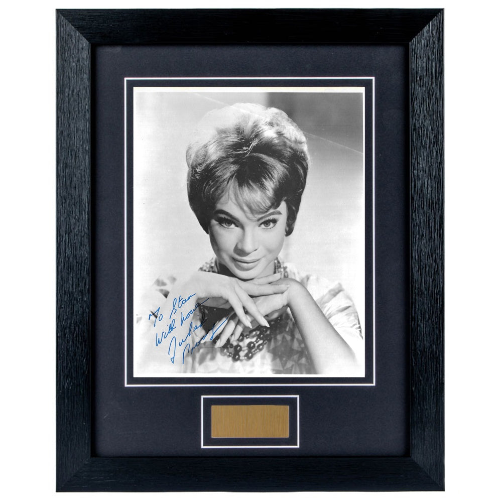 Juliet Prowse Personally Signed Personalised Portrait 8 x 10 Photograph Framed