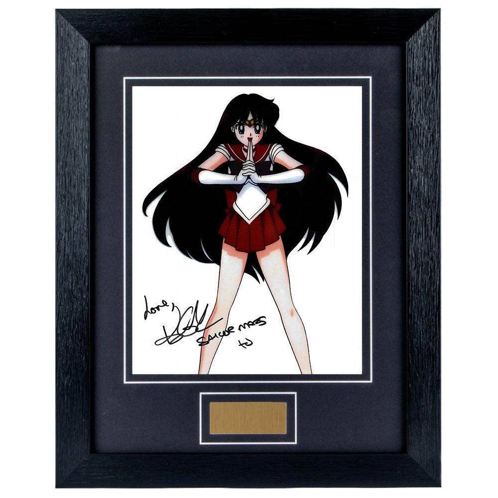 Katie Griffin Personally Signed Sailor Moon 8x10 Photograph Framed