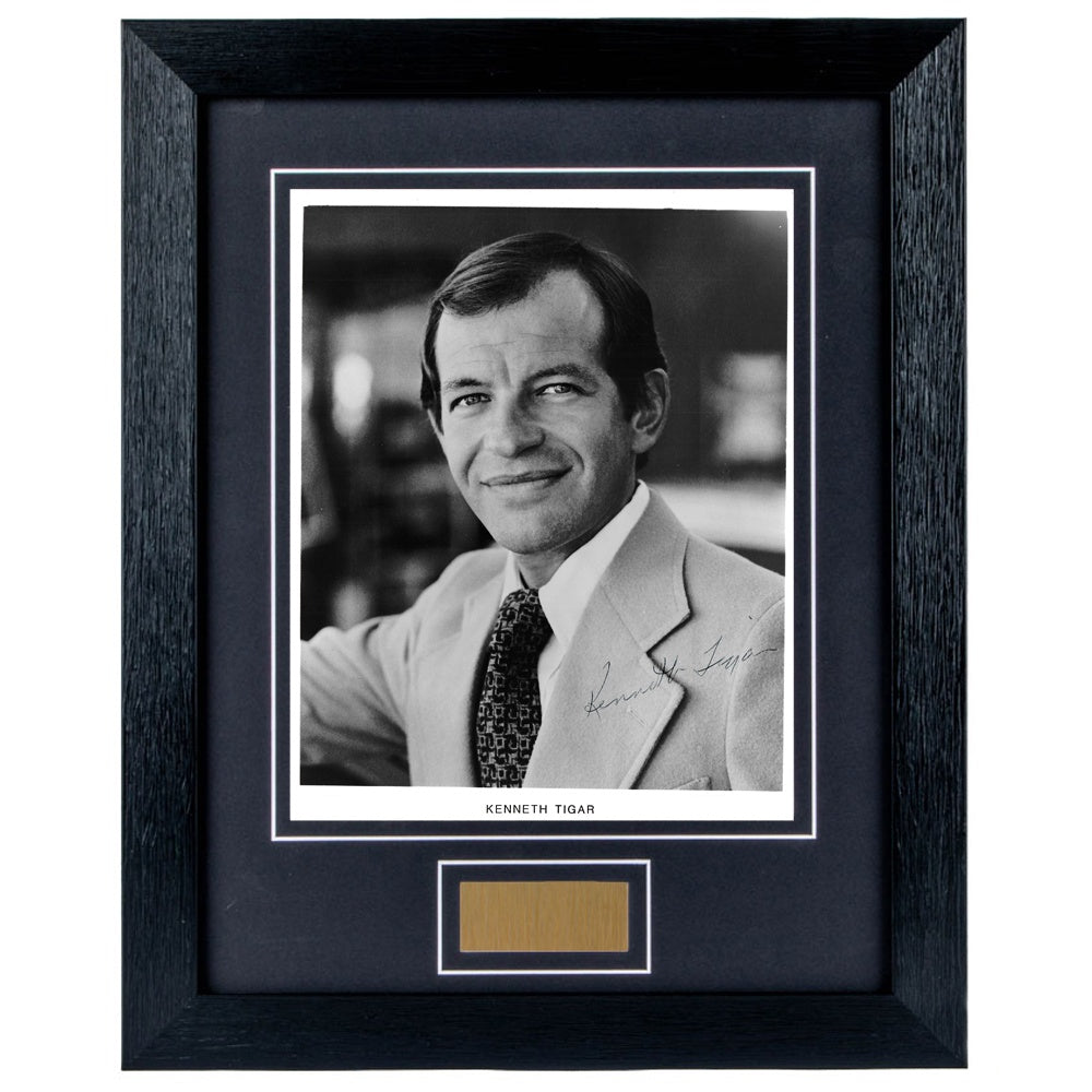 Kenneth Tigar Personally Signed Hill Street Blues 8 x 10 Photograph Framed