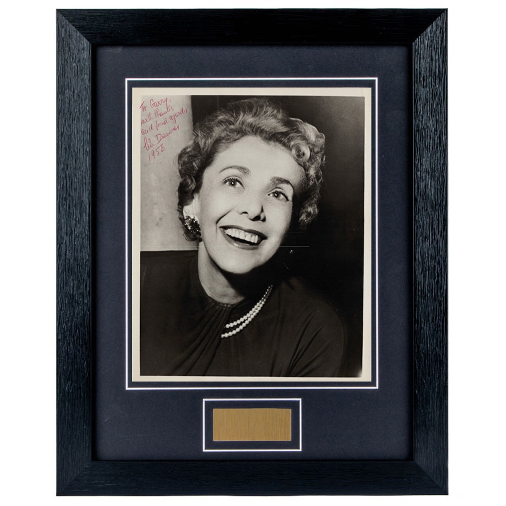 Lili Darvas Personally Signed Romeo and Juliet Personalised 8 x 10 Photograph Framed