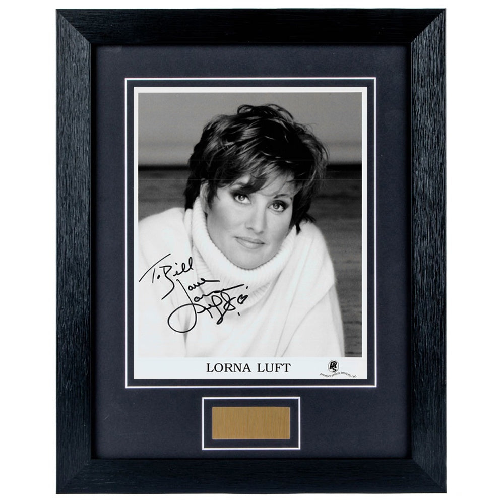 Lorna Luft Personally Signed Personalised 8 x 10 Photograph Framed