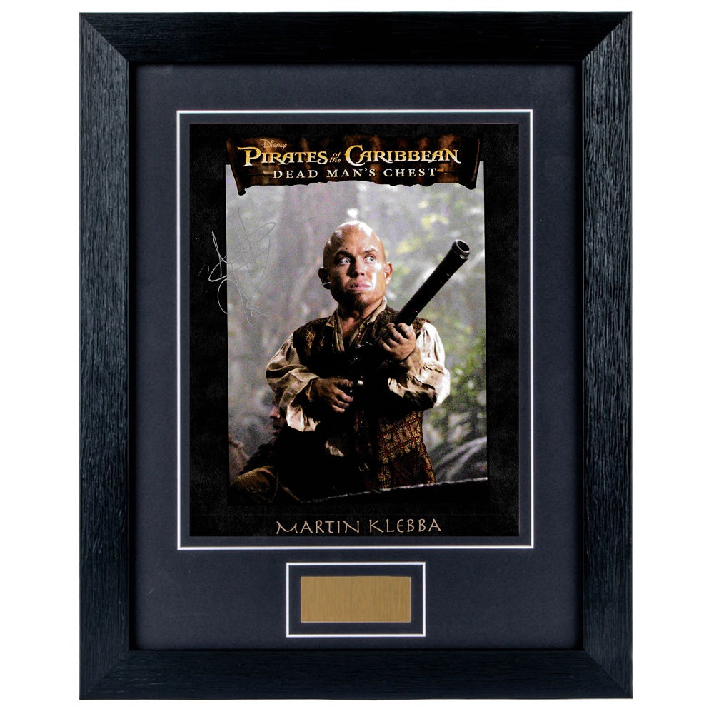 Martin Klebba Personally Signed Pirates Of The Caribbean 8 x 10 Photograph Framed