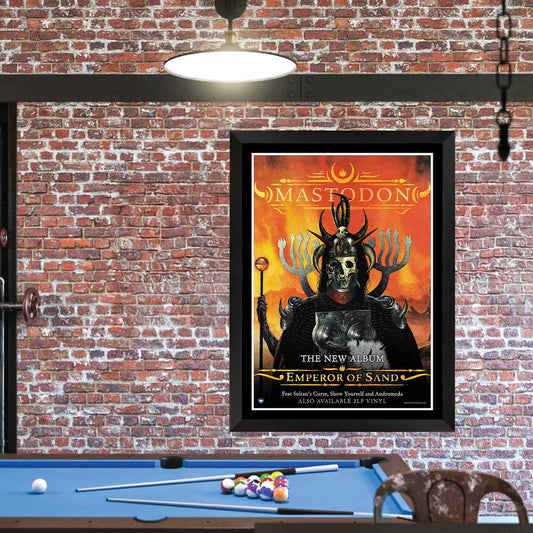 Mastodon Emperor of Sand Album Poster Framed