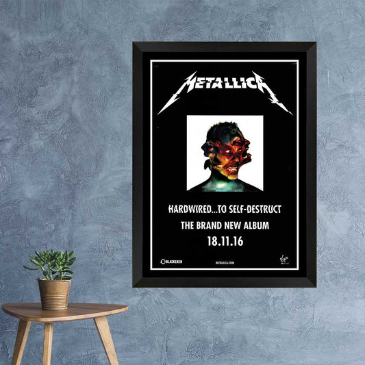 Metallica Hardwired… to Self-Destruct Album Poster Unframed