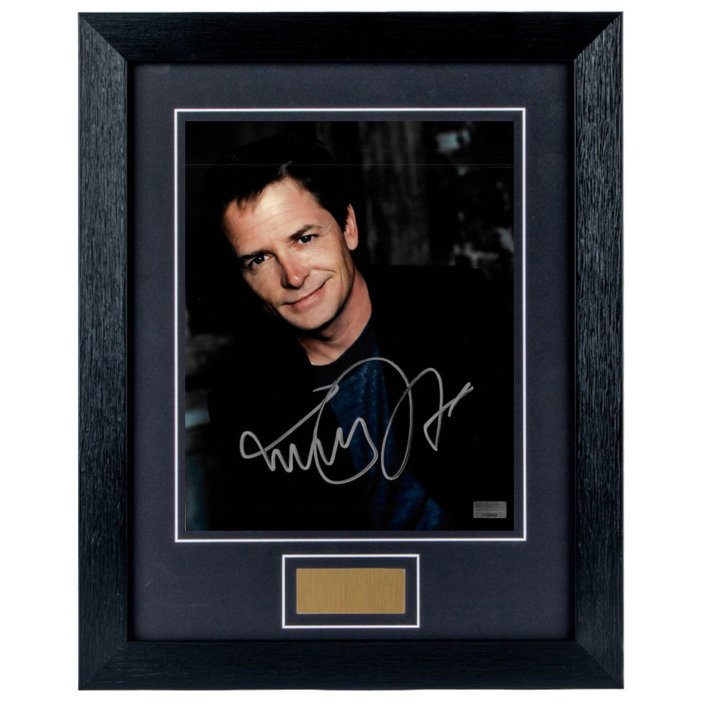 Michael J Fox Personally Signed Portrait 8 x 10 Photograph Framed