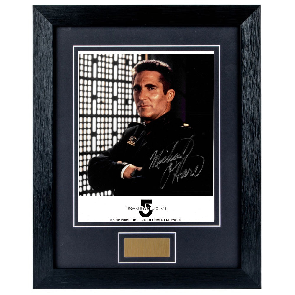 Michael O'Hare Personally Signed Babylon 5 8 x 10 Photograph Framed