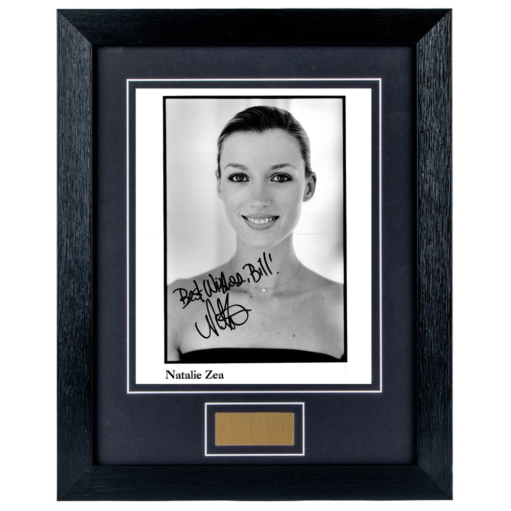 Natalie Zea Personally Signed Passions Personalised 8 x 10 Photograph Framed