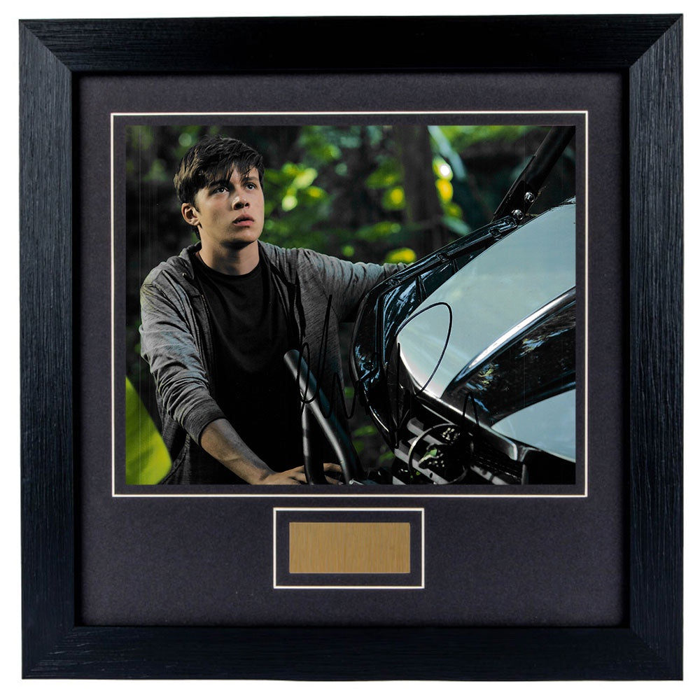 Nick Robinson Personally Signed Jurassic World 8 x 10 Photograph Framed