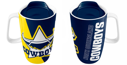 North Queensland Cowboys NRL Travel Mug with Handle