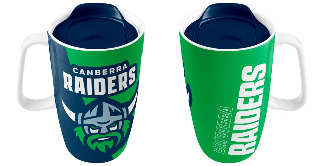Canberra Raiders NRL Travel Mug with Handle