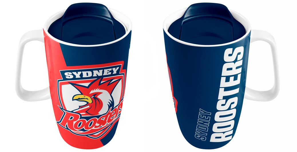 Sydney Roosters NRL Travel Mug with Handle