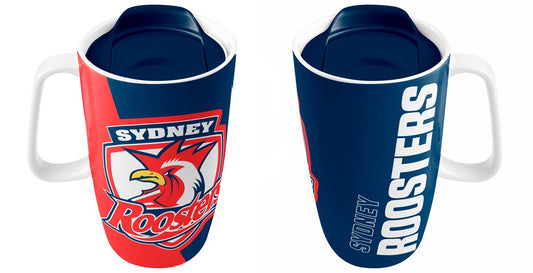 Sydney Roosters NRL Travel Mug with Handle