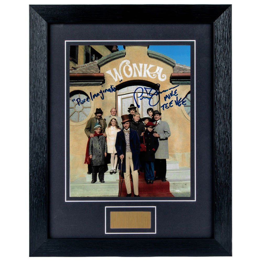 Paris Thieman Personally Signed Willy Wonka And The Chocolate Factory 8 x 10 Photograph Framed