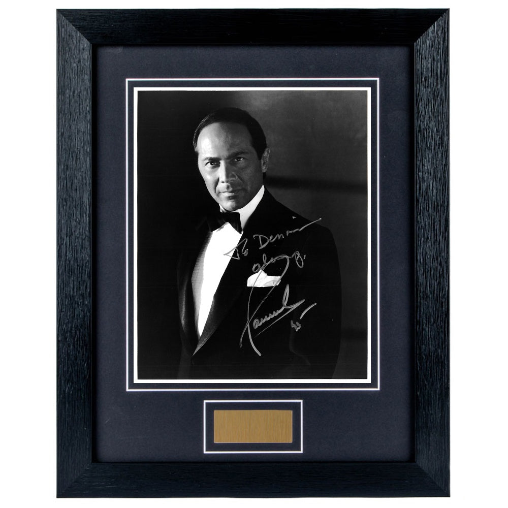 Paul Anka Signed Personalized Framed Photo