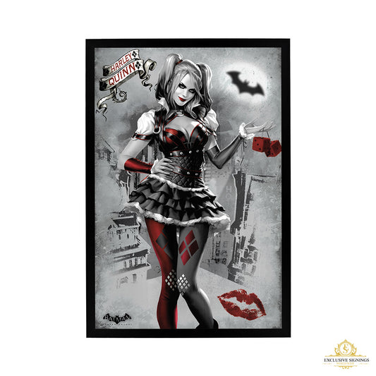 Batman Arkham Knight - Harley Quinn Poster Framed